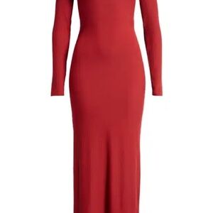 Skims Soft Lounge Long Sleeve Dress